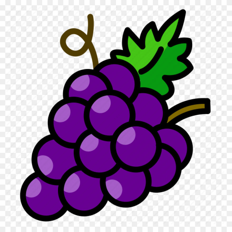 Grape Cartoon Clipart - Juice, Wine