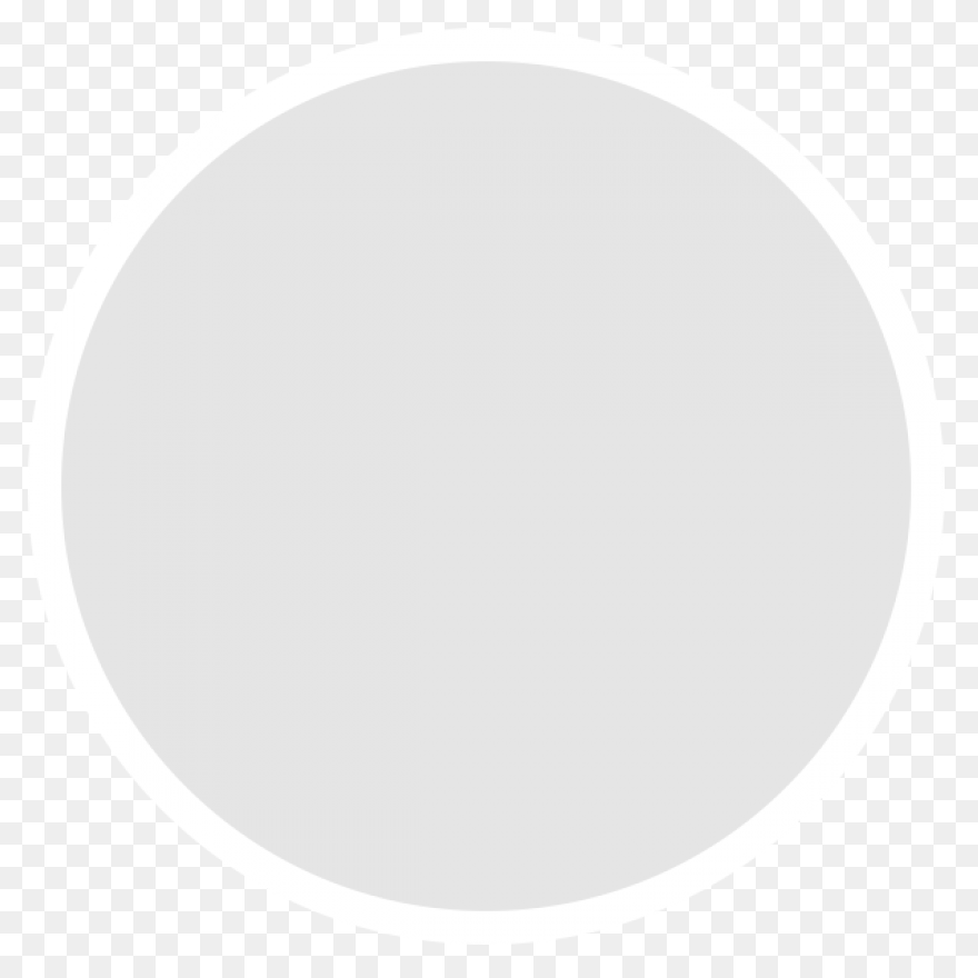 Grey Circle White Background Clipart - Grey Circle