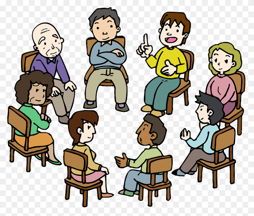 Diverse Group Of People Sitting - Group Of People