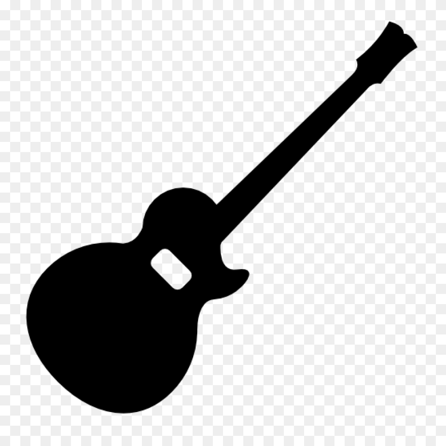 Silhouette Vector Clip Art Of Guita