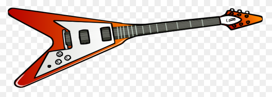 Red Electric Guitar Design - Free C