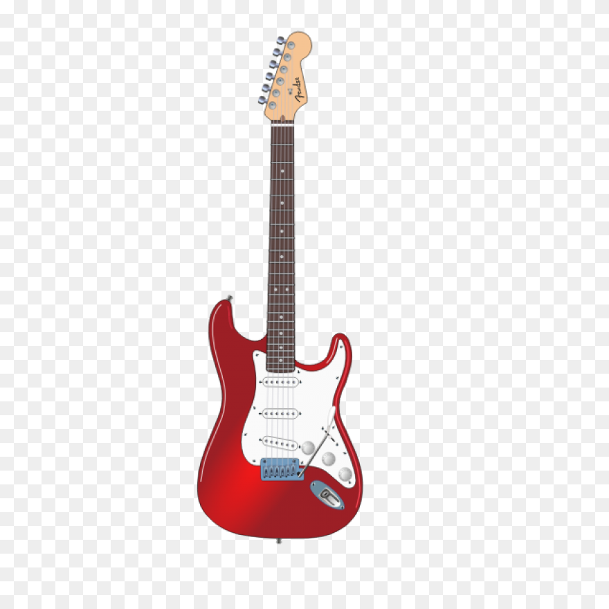 Red Electric Guitar Design - Free C