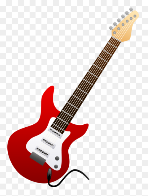 Red Electric Guitar Design Free - Guitar