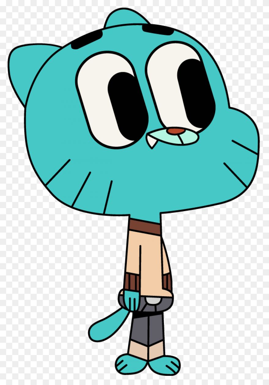 Gumball And Darwin Shocked (Vector)
