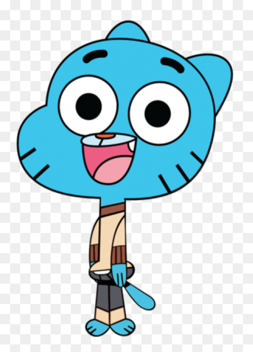 Gumball And Darwin Shocked (Vector)