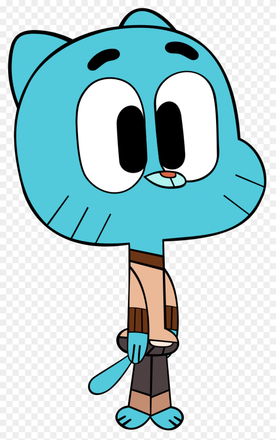Gumball And Darwin Shocked (Vector)
