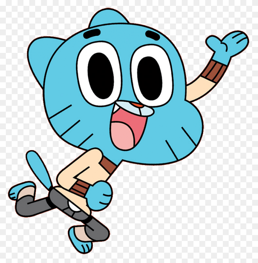 Gumball And Darwin Shocked (Vector)