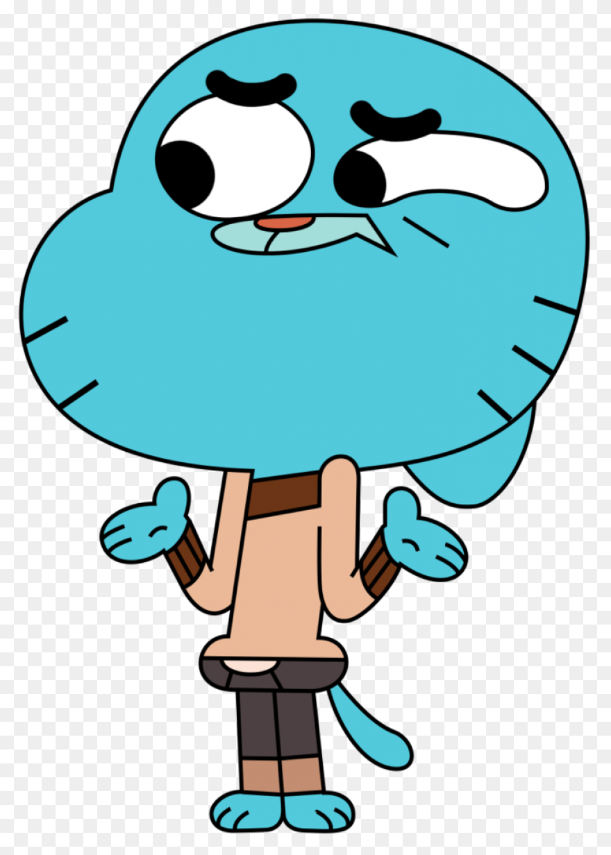 Shrug Gumball By Amazing World - Gumball