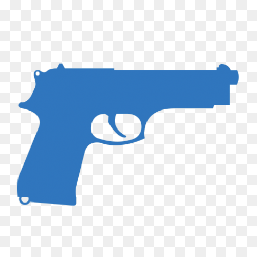 Hand Holding A Gun Drawing - Cartoo