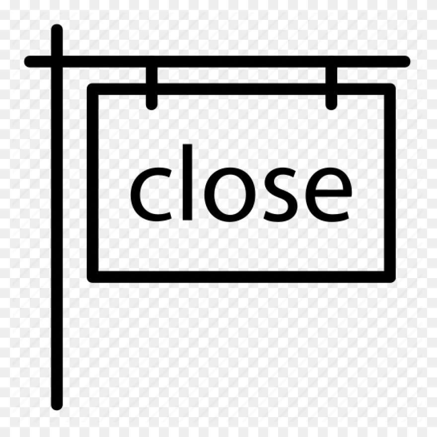Board Close Hanging Sign Tag - Hanging Sign