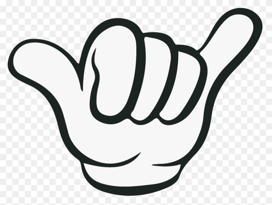 One Finger Click Black Hand Symbol 