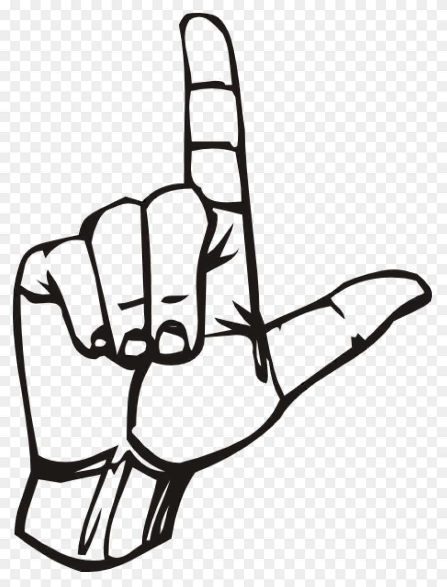One Finger Click Black Hand Symbol 
