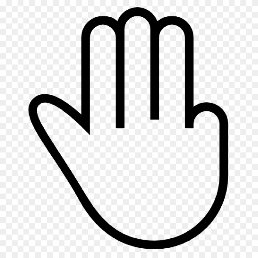 One Finger Click Black Hand Symbol 