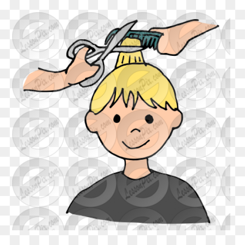 Haircut Clipart Woman Hair - Png Do