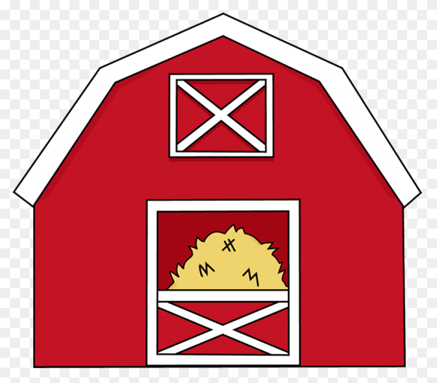 Barn With Hay Clipart Barn - Hay