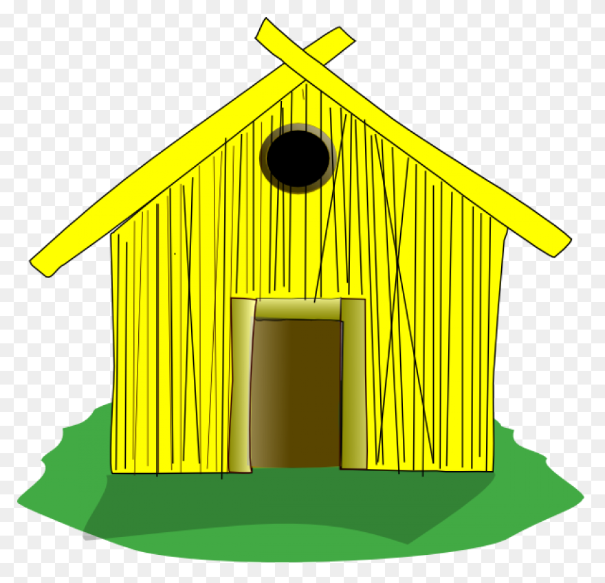 Barn With Hay Clip Art - Barn With 