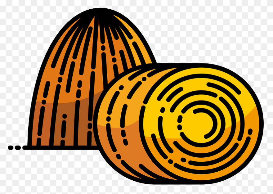 Barn With Hay Clip Art - Barn With 