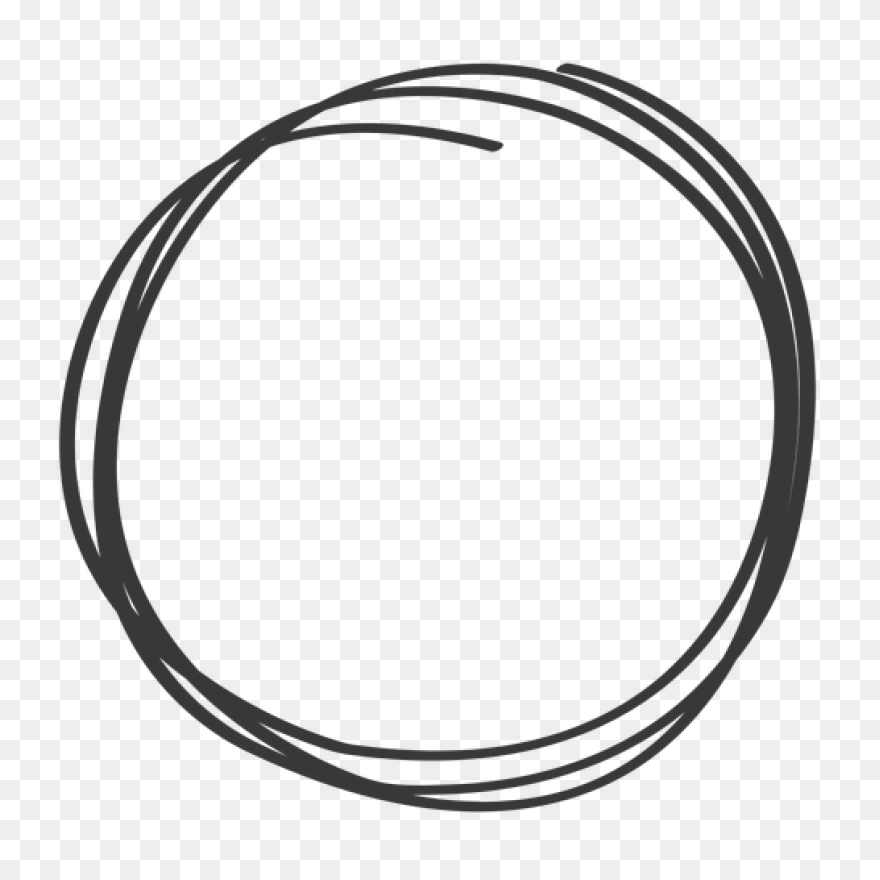 Hand Drawn Circle Scribble Icon Tra