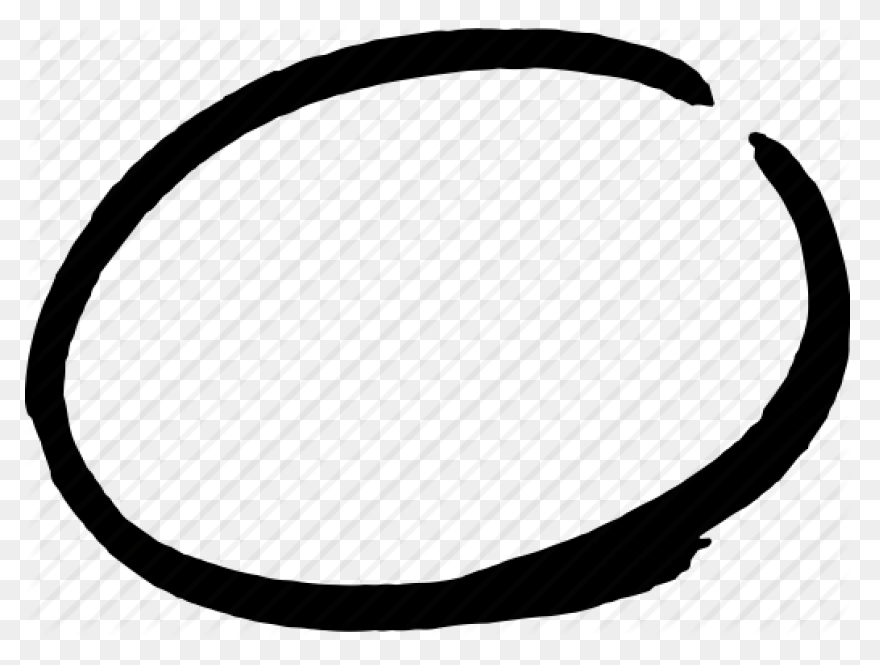 Hand Drawn Circle Scribble Icon Tra