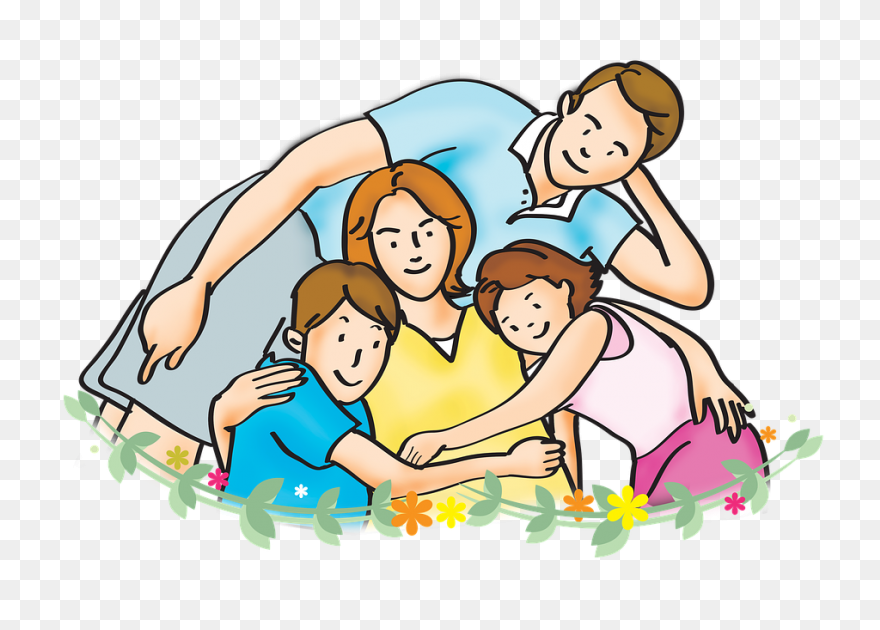 Children, Family, Happy Family, Par