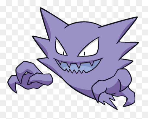 Hd Haunter 02 (Side) By Pokevectors