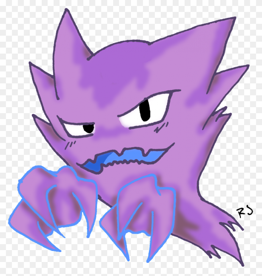 Hd Haunter 02 (Side) By Pokevectors