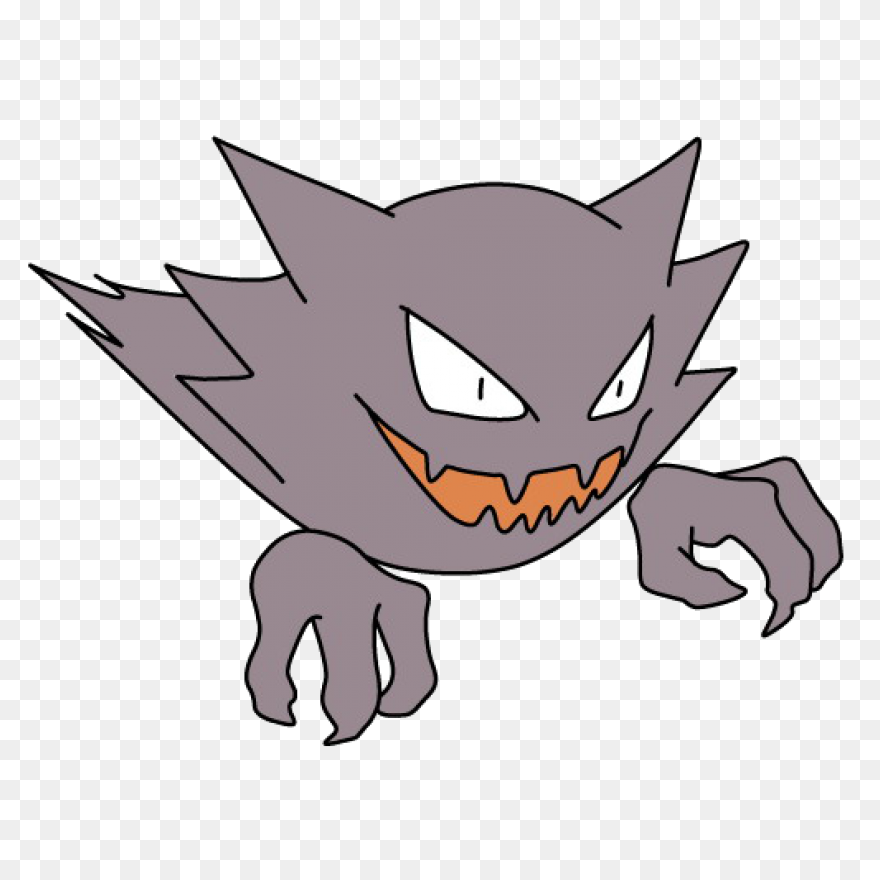 Hd Haunter 02 (Side) By Pokevectors