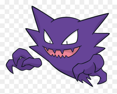Hd Haunter 02 (Side) By Pokevectors