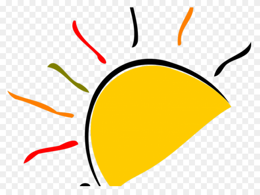 Download Transparent Sun Half - Hal