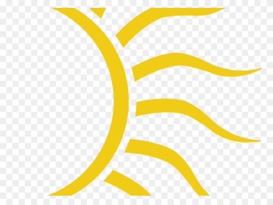 Download Transparent Sun Half - Hal