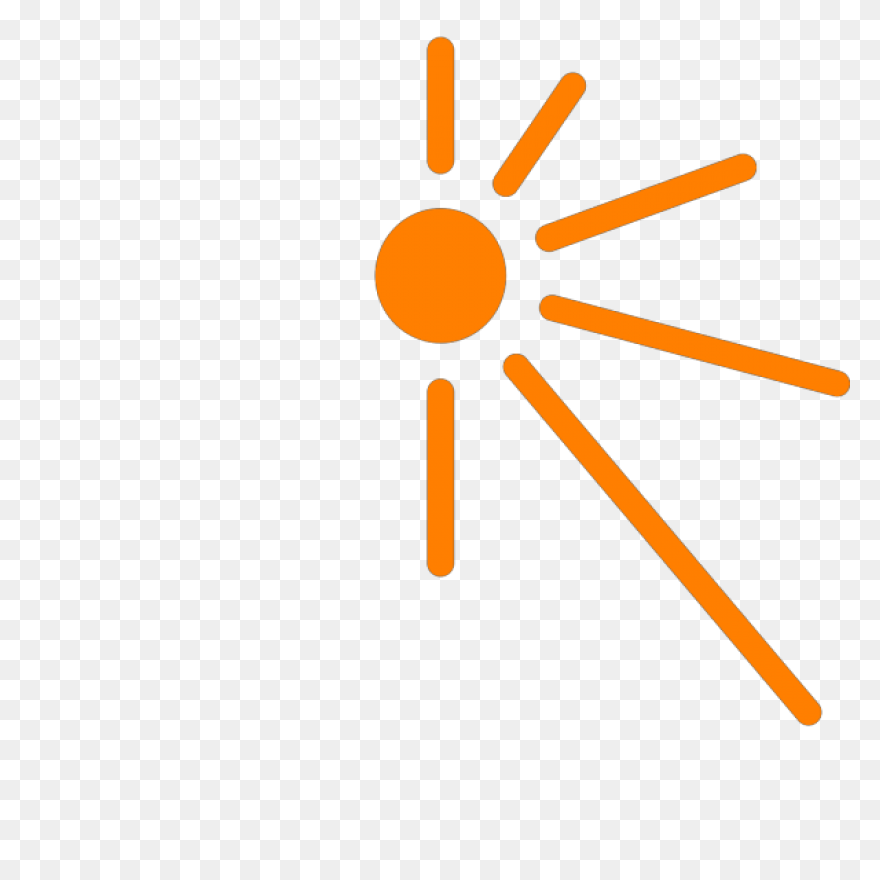 Download Transparent Sun Half - Hal