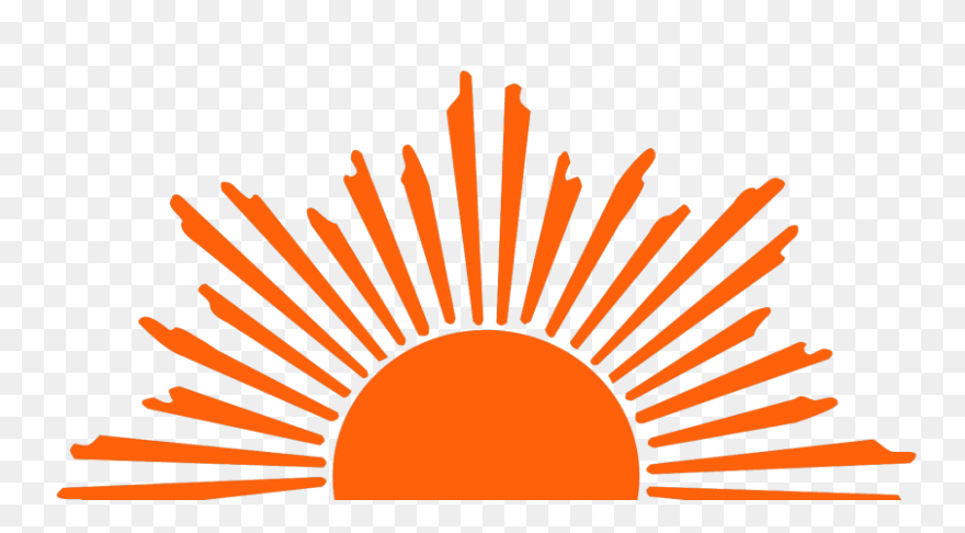 Download Transparent Sun Half - Hal