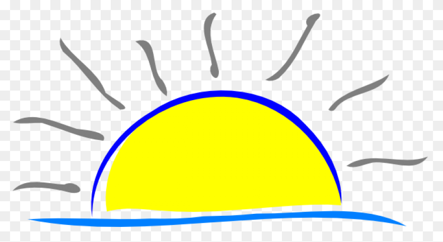 Download Transparent Sun Half - Hal