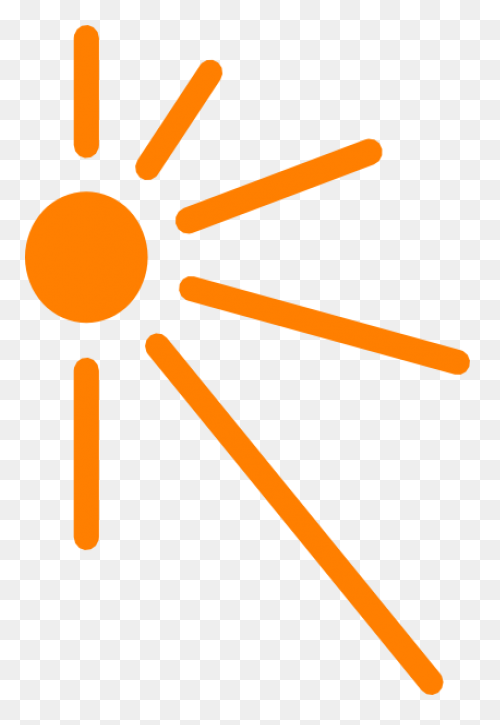 Download Transparent Sun Half - Hal