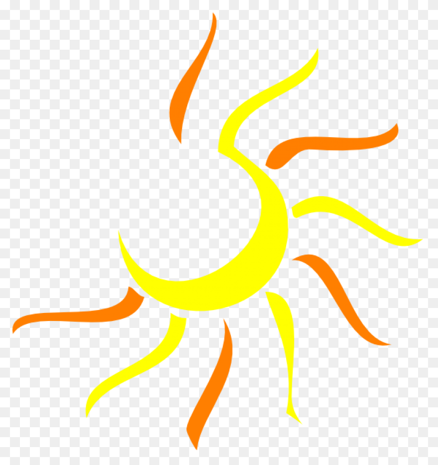 Download Transparent Sun Half - Hal