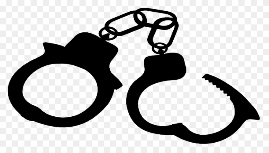 Black Handcuffs Clipart At .com - Handcuffs