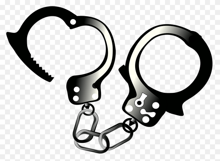 Handcuffs Cuffs Arrest Free Vector - Handcuffs