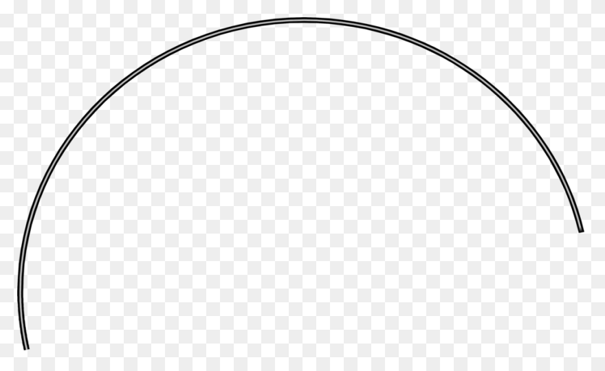 Circle - Half - 2D Shape Semi Circl