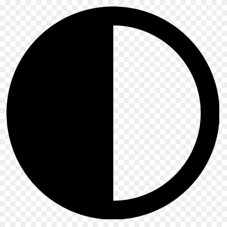 Circle - Half - 2D Shape Semi Circl