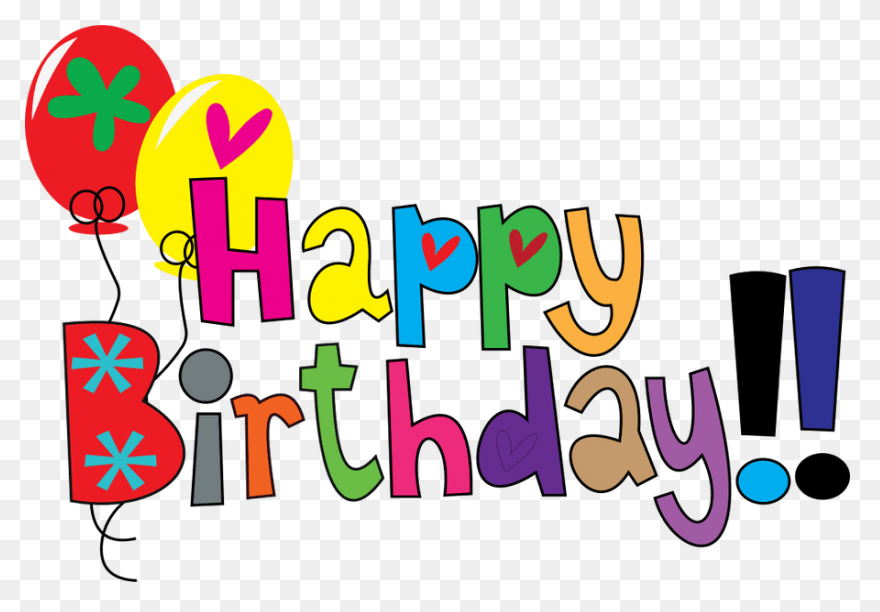 Happy Birthday Clipart Transparent 