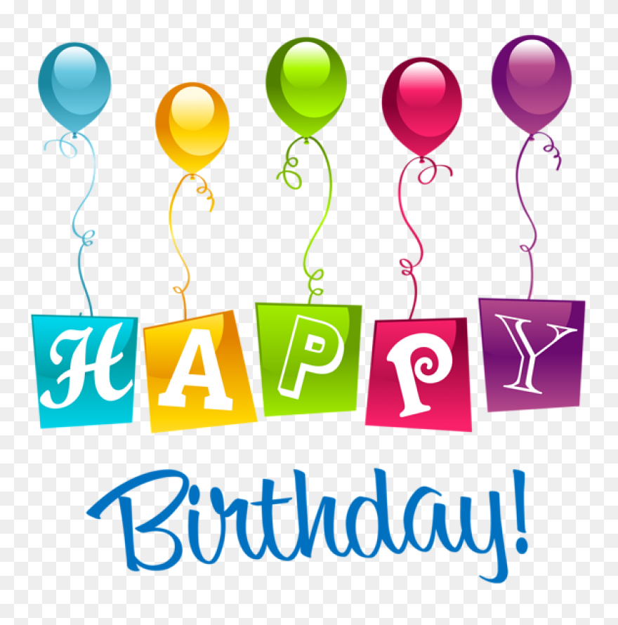 Happy Birthday Clipart Transparent 