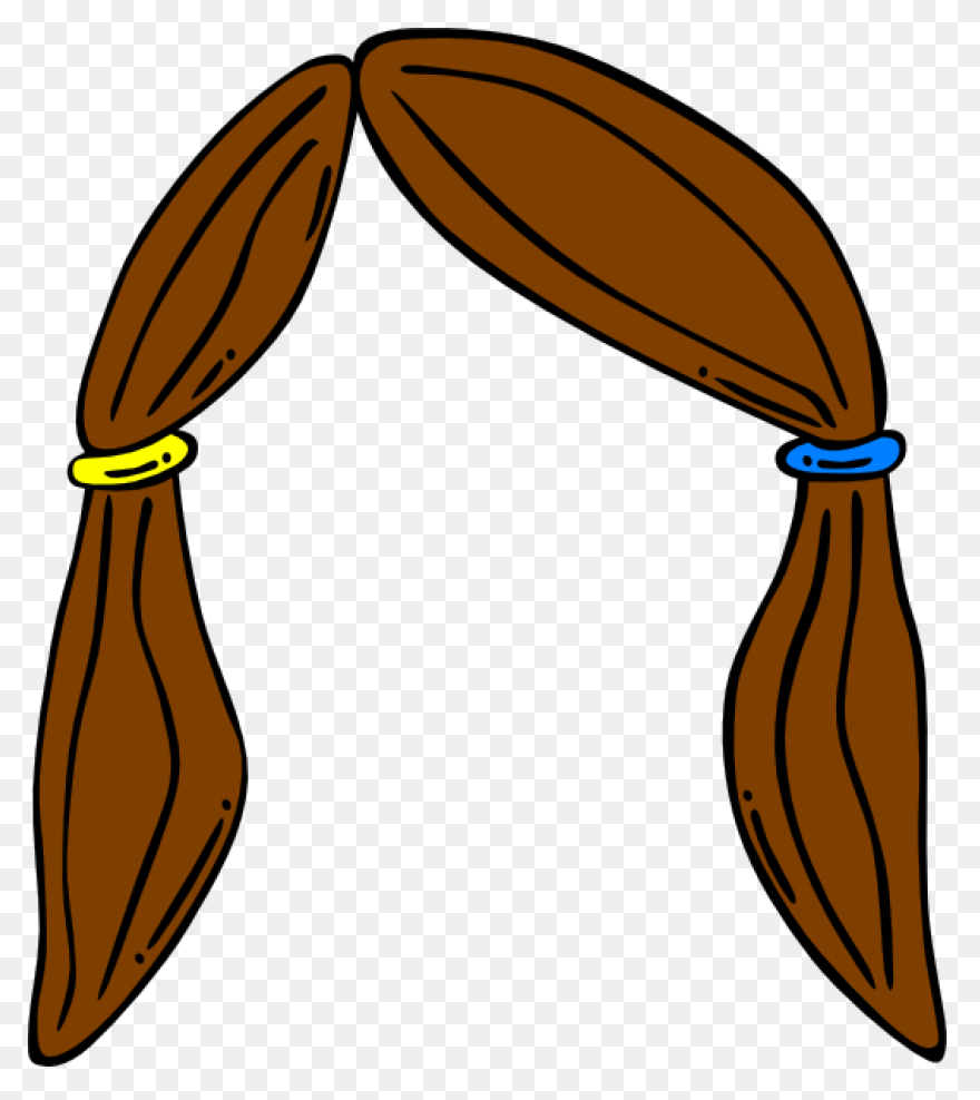 White Hair Clipart Wavy Hair - Png 