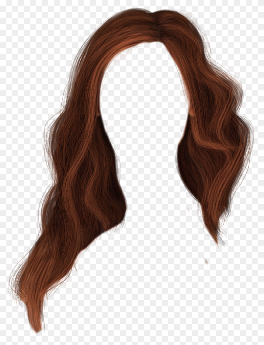 White Hair Clipart Wavy Hair - Png 