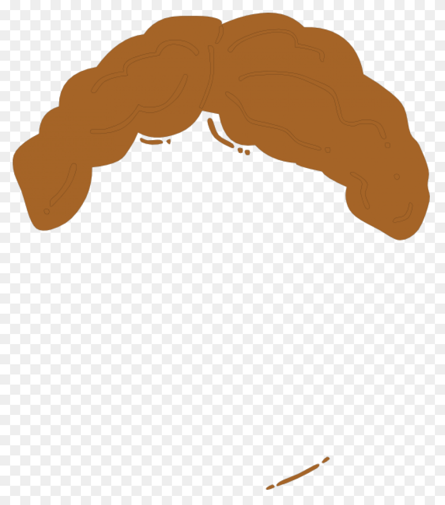 White Hair Clipart Wavy Hair - Png 