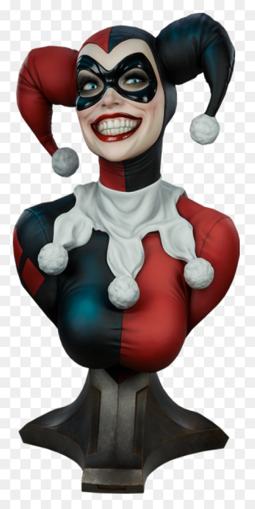 Harley Quinn Life-Size Bust By Side