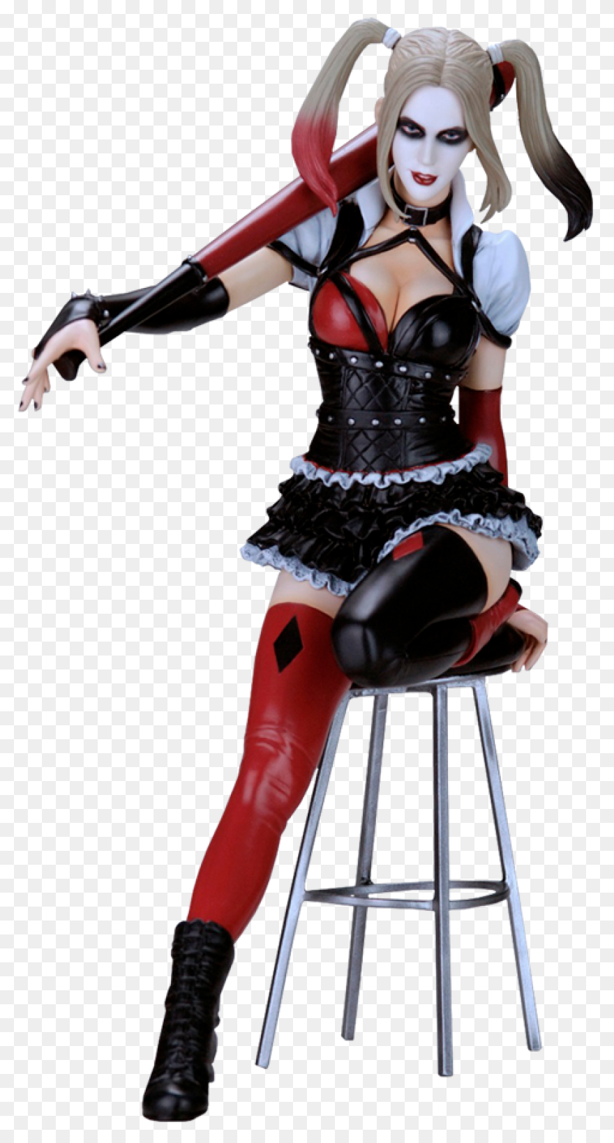 Harley Quinn Life-Size Bust By Side