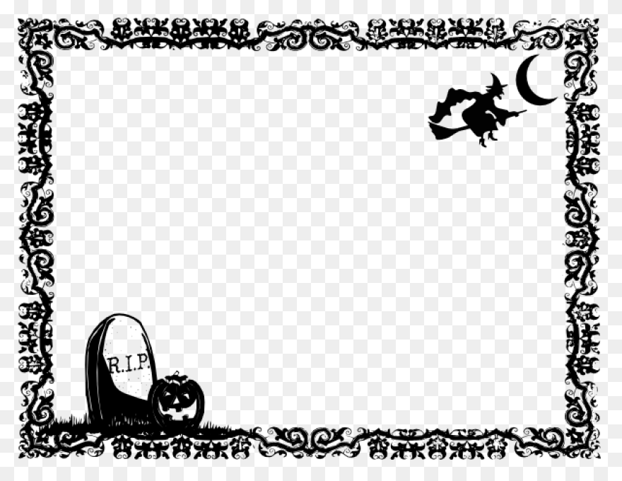 Free Halloween Frames Png, Download