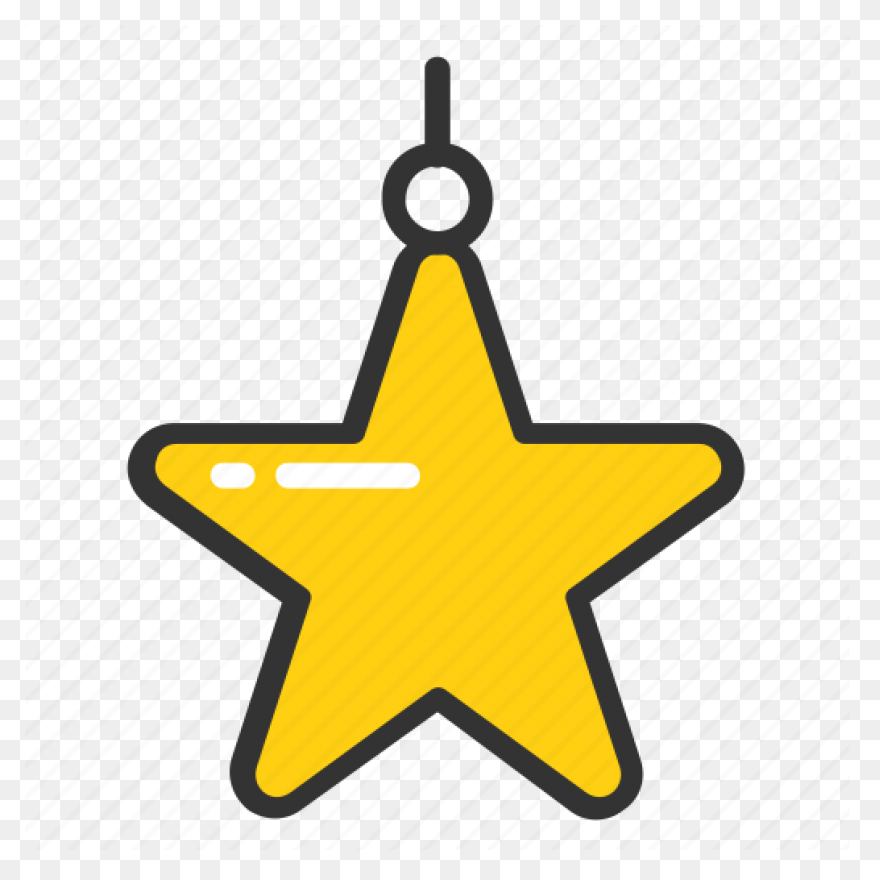 Aesthetic Hanging Stars Transparent