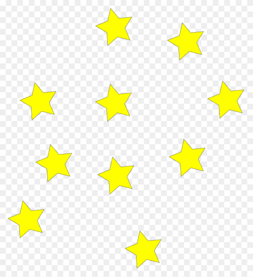 Aesthetic Hanging Stars Transparent