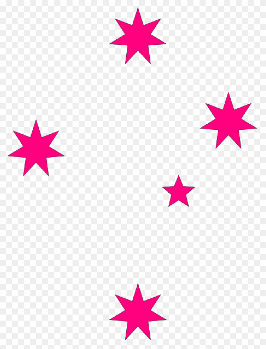 Aesthetic Hanging Stars Transparent
